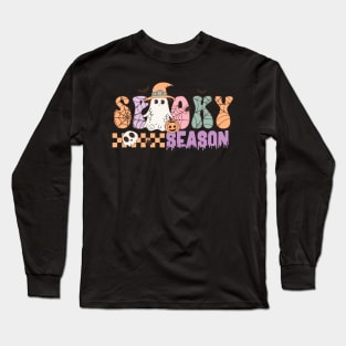 Retro Halloween Spooky season Funny Long Sleeve T-Shirt